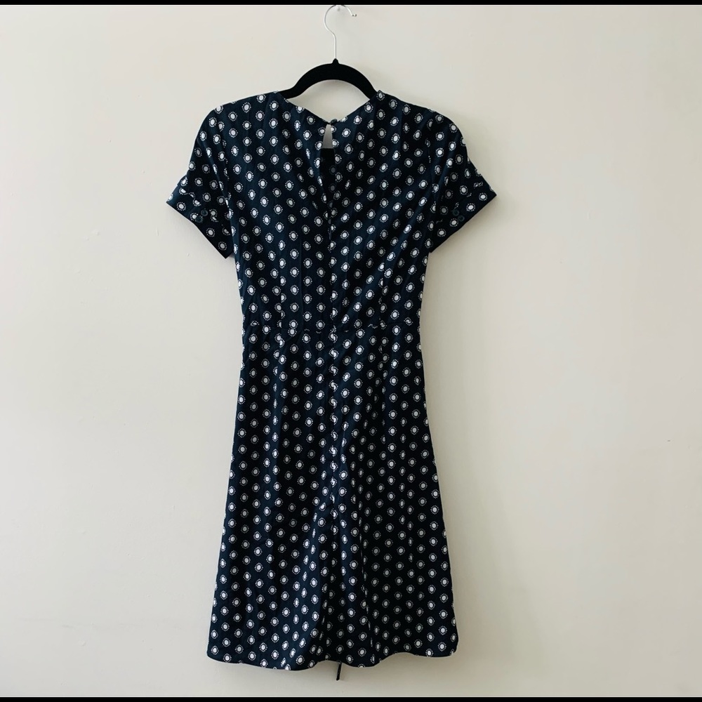 Lace-up fit and flare dress. - Picture 2 of 8